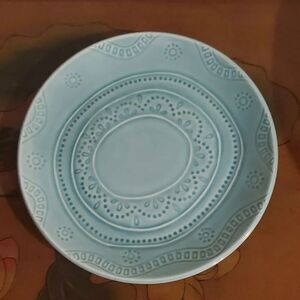 Threshold Kennet Azure Stoneware Salad Plate 8.5"